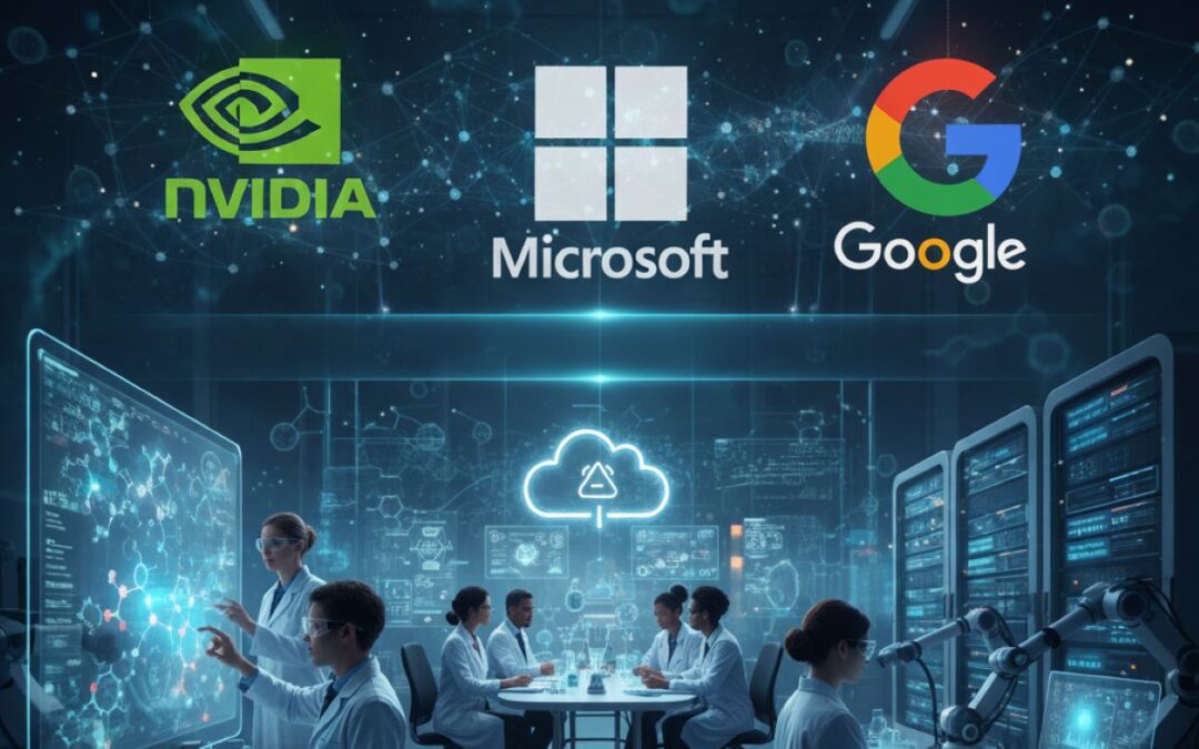 AI Giants Nvidia, Microsoft and Google Drive Innovation in Pharma R&D